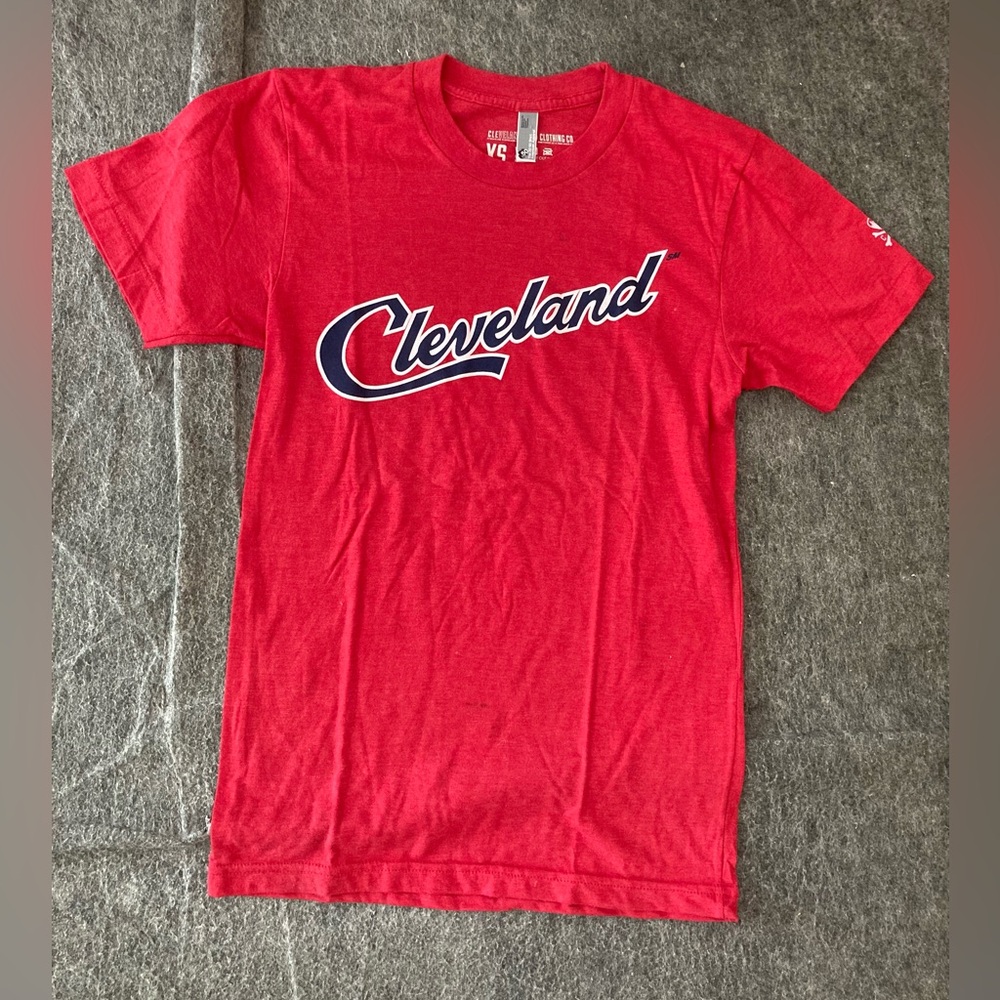 Cleveland Clothing Company Red Tshirt Size Extra Small